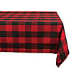60" X 84" Red Buffalo Check Tablecloth Image 1
