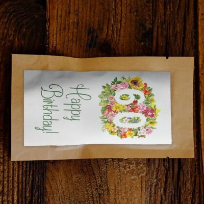 60th Birthday Design - 10 Trees - ForestNation - 1oz Tree Kit Pouch Image 1
