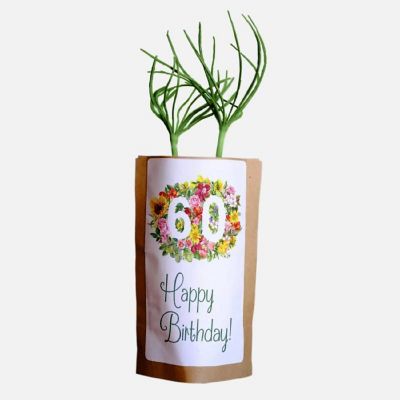 60th Birthday Design - 25 Trees - ForestNation - 1oz Tree Kit Pouch Image 1