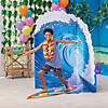 61" x 69" Luau 3D Wave & Surfboard Surfing Cardboard Stand-Up Image 2