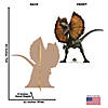 64" Jurassic World 3: Dominion&#8482; Dilophosaurus Cardboard Cutout Stand-Up Image 1