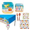 65 Pc. Summer Cocktail Party Disposable Tableware Kit for 8 Guests Image 1
