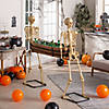 68 " x 17 1/2" Poseable Skeletons Carrying Coffin Halloween Decoration Image 1