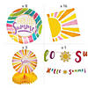 69 Pc. Hello Summer Party Disposable Tableware Kit for 8 Guests Image 1