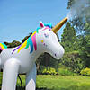 6ft Rainbow Unicorn Outdoor Inflatable Lawn Sprinkler Image 2