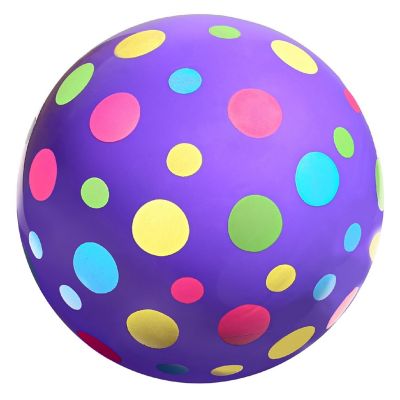 6pc 8.5'' Dotted Balls w/pump &amp; 2 pins Image 1