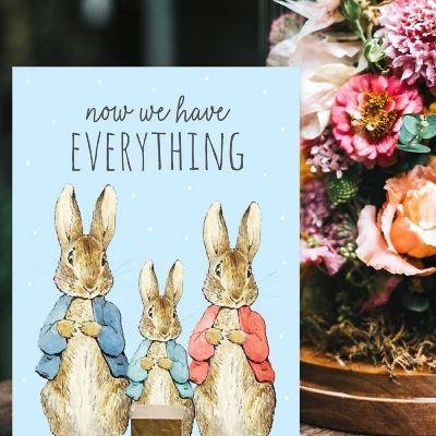 6Pc Peter Rabbit Baby Blue First We Had Image 1