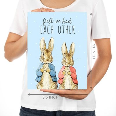 6Pc Peter Rabbit Baby Blue First We Had Image 2