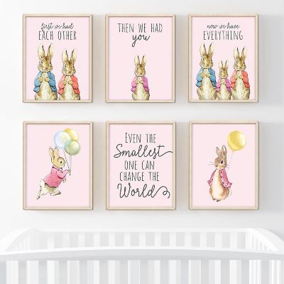 6Pc Peter Rabbit Pink First We Had Each Image 3