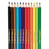 7 1/2" 12-Color Classic Colored Wood Pencil Packs - 12 Boxes Image 1