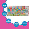 7 1/2" Affirmation Sayings Motivational Multicolor Wood Pencils - 24 Pc. Image 2