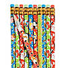 7 1/2" Bulk 144 Pc. Christmas Characters Wood Pencil Assortment Image 1