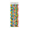 7 1/2" Bulk 144 Pc. Funtastic Animals Wood Pencil Assortment Image 1