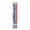 7 1/2" Bulk 144 Pc. USA Classic Patriotic Wood Pencil Assortment Image 1