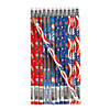 7 1/2" Bulk 144 Pc. USA Classic Patriotic Wood Pencil Assortment Image 2