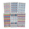 7 1/2" Bulk 72 Pc. Bright Winter Pattern Wood Pencil Assortment Image 1