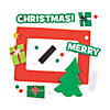 7 1/2" Bulk Merry Christmas Picture Frame Magnet Craft Kit - Makes 50 Image 1