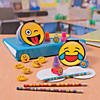 7 1/2" Emoji Face Multicolor Wood Pencils - 24 Pc. Image 2