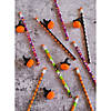 7 1/2" Halloween Emoji Icon Multicolor Wood Pencils - 24 Pc. Image 2