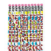 7 1/2" Happy Birthday & Colorful Balloons Wood Pencils - 24 Pc. Image 1