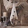 7 1/2" LED Light-Up Skull in Spider Cocoon Foam Halloween Decoration Image 1