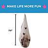 7 1/2" LED Light-Up Skull in Spider Cocoon Foam Halloween Decoration Image 2