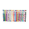 7 1/2" Mega Bulk 250 Pc. Everyday Fun Stacking Point Pencil Assortment Image 1