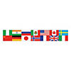 7 1/2" Multicultural Flag of the World Wooden Pencils - 24 Pc. Image 1