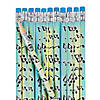 7 1/2" Musical Notes Multicolor Wood Pencils - 24 Pc. Image 1