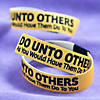 7 1/2" Religious Golden Rule Polyester Bracelets &amp;#8211; 6 Pc. Image 3