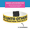 7 1/2" Religious Golden Rule Polyester Bracelets &amp;#8211; 6 Pc. Image 4