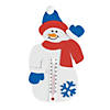 7 1/2" Snowman Winter Thermometer Craft Kit - Makes 12 Image 1