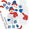 7 1/2" Snowman Winter Thermometer Craft Kit - Makes 12 Image 1