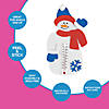 7 1/2" Snowman Winter Thermometer Craft Kit - Makes 12 Image 2