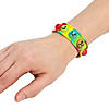 7 1/2" Social Emotional Learning Rubber Popping Bracelets on Card for 24 Image 1