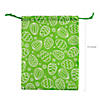 7 1/2" x 10" Pastel Easter Egg Print Drawstring Bags - 36 Pc. Image 1