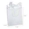 7 1/2" x 3 1/2" x 9" Medium White Paper Gift Bags - 12 Pc. Image 1