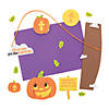 7 1/2" x 5 1/2" Christian Pumpkin Foam Sign Craft Kit - Makes 12 Image 1