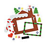 7 1/2" x 6 3/4" Gingerbread House Picture Frame Magnet Craft Kit - Makes 12 Image 1