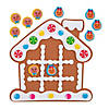 7 1/2" x 7 1/2" Christmas Gingerbread Tic-Tac-Toe Game Craft Kit - Makes 12 Image 1