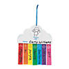 7 1/2" x 8 3/4" All About Me Rainbow Cardstock Craft Kit - Makes 12 Image 1