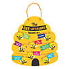 7 1/2&quot; x 8&quot; Bee-Attitude Sign Foam Craft Kit - Makes 12 Image 1
