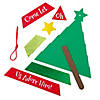 7 1/2" x 8" Layered Christmas Tree Sign Craft Kit - Makes 12 Image 1