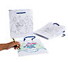 7 1/2" x 9" Color Your Own Medium Snowman Paper Gift Bags - 12 Pc. Image 1