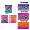 7 1/2" x 9" Medium Arabian Paper Gift Bags with Tags - 12 Pc. Image 1
