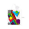 7 1/2" x 9" Medium Awesome 80s Gift Bags - 12 Pc. Image 1