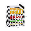 7 1/2" x 9" Medium Graduation Paper Gift Bags with Tags - 12 Pc. Image 1