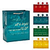 7 1/2" x 9" Medium Religious Hymn Gift Bags with Tags - 12 Pc. Image 1