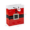 7 1/2" x 9" Medium Santa Paper Gift Bags with Tags - 12 Pc. Image 1