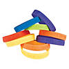 7 1/4" Brightly Colored Diversity Rubber Bracelets - 24 Pc. Image 1